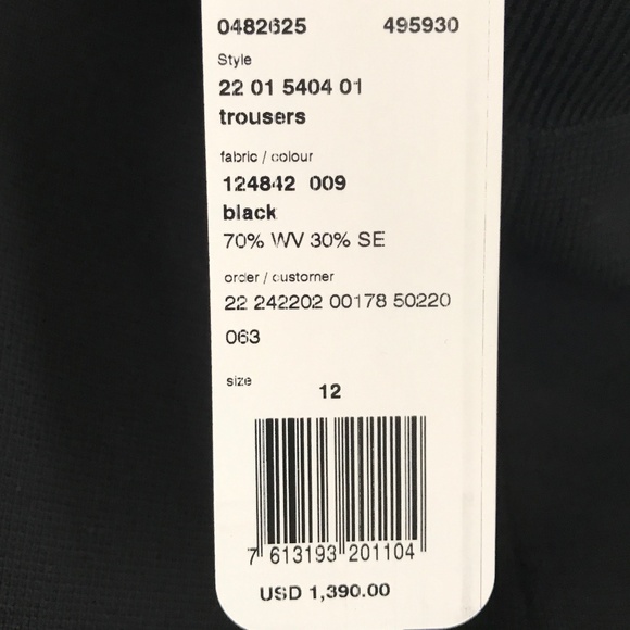 AKRIS KNIT LEGGINGS WOOL/SILK NWT - Picture 11 of 13